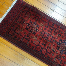 Load image into Gallery viewer, Hand knotted wool rug 10252 size 102 x 52 cm Afghanistan