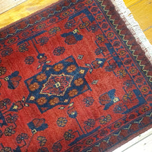 Load image into Gallery viewer, Hand knotted wool rug 9752 size 97 x 52 cm Afghanistan