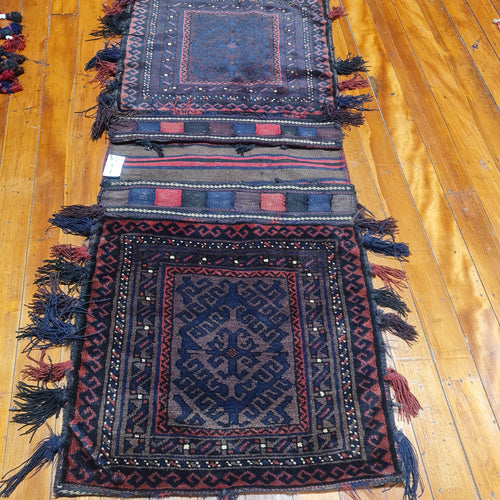 Saddle bag no: J105  size 180 x 74 cm approx Afghanistan