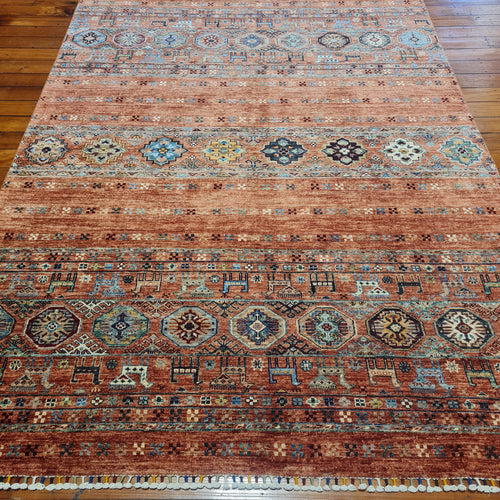 Hand knotted wool rug 235176 size 235 x 176 cm Afghanistan