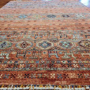 Hand knotted wool rug 235176 size 235 x 176 cm Afghanistan