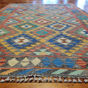 Hand knotted wool rug 235175 size 235 x 178 cm Afghanistan
