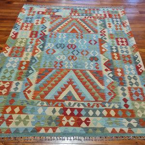Hand knotted wool rug 223182 size 223 x 182 cm Afghanistan