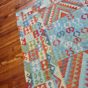 Hand knotted wool rug 223182 size 223 x 182 cm Afghanistan