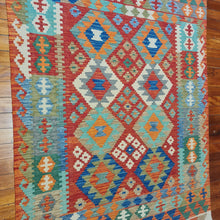 Load image into Gallery viewer, Hand knotted wool rug 246187 size 246 x 187 cm Afghanistan