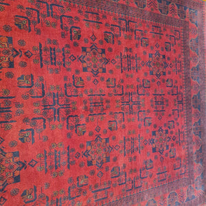 Hand knotted wool rug 232174 size 232 x 174 cm Afghanistan