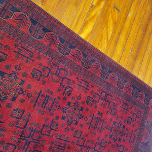 Hand knotted wool rug 232174 size 232 x 174 cm Afghanistan