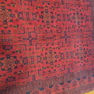 Hand knotted wool rug 235176  size 235 x 176 cm Afghanistan