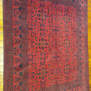 Hand knotted wool rug 235176  size 235 x 176 cm Afghanistan