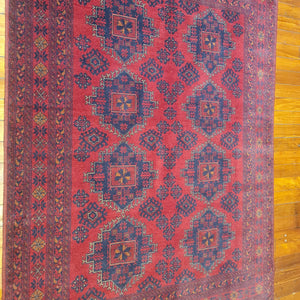 Hand knotted wool rug 242178 size 242 x 178 cm Afghanistan