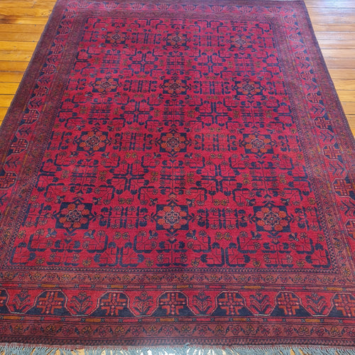 Hand knotted wool Rug 235174 size 235 x 174 cm Afghanistan