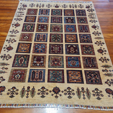 Load image into Gallery viewer, Hand knotted wool rug 196151 size 196 x 151 cm Afghanistan