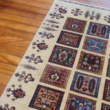 Load image into Gallery viewer, Hand knotted wool rug 196151 size 196 x 151 cm Afghanistan