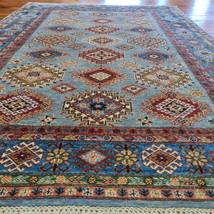 Hand knotted wool rug 248177 size 248 x 177 cm Kazakhstan