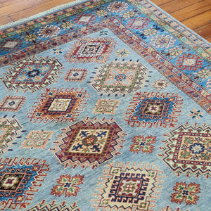 Hand knotted wool rug 248177 size 248 x 177 cm Kazakhstan