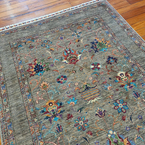 Hand knotted wool rug 206151 size 206 x 151 cm Afghanistan