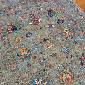 Hand knotted wool rug 206151 size 206 x 151 cm Afghanistan