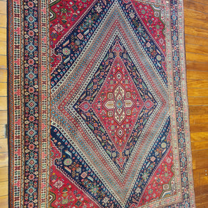 Hand knotted wool rug 257182 size 257 x 182 cm Iran