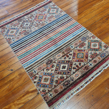 Load image into Gallery viewer, Hand knotted wool rug 151105 size 151 x 105 cm Afghanistan