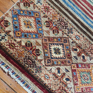 Hand knotted wool rug 152104 size 152  104 cm Afghanistan