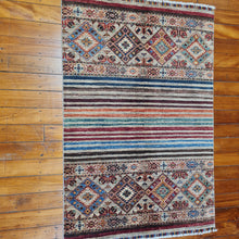 Load image into Gallery viewer, Hand knotted wool rug 152104 size 152  104 cm Afghanistan