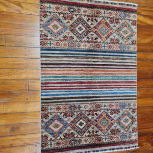 Hand knotted wool rug 152104 size 152  104 cm Afghanistan