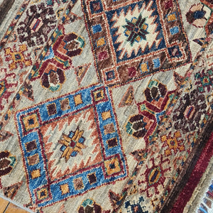 Hand knotted wool rug 152104 size 152  104 cm Afghanistan