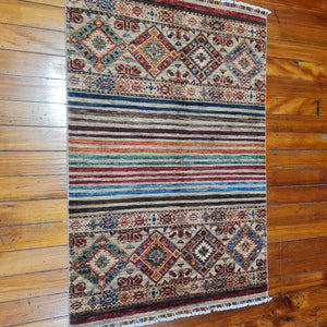 Hand knotted wool rug 153104 size 153 x 104 cm Afghanistan