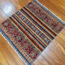 Load image into Gallery viewer, Hand knotted wool rug 107100 size 107 x 100 cm Afghanistan