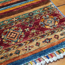 Load image into Gallery viewer, Hand knotted wool rug 107100 size 107 x 100 cm Afghanistan