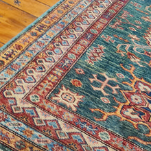 Load image into Gallery viewer, Hand knotted wool rug 149105 size 149 x 105 cm Kazakhstan