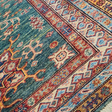 Load image into Gallery viewer, Hand knotted wool rug 149105 size 149 x 105 cm Kazakhstan