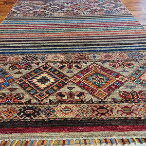 Hand knotted wool rug 152106 size 152 x 106 cm Afghanistan