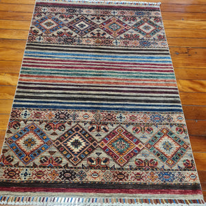 Hand knotted wool rug 152106 size 152 x 106 cm Afghanistan