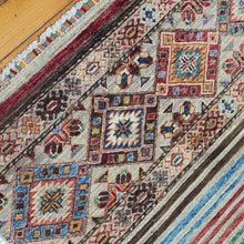Load image into Gallery viewer, Hand knotted wool rug 152106 size 152 x 106 cm Afghanistan