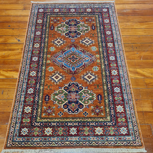 Hand knotted wool rug 161101 size 161 x 101 cm Afghanistan