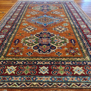 Hand knotted wool rug 161101 size 161 x 101 cm Afghanistan