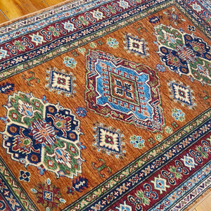 Hand knotted wool rug 161101 size 161 x 101 cm Afghanistan