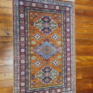 Hand knotted wool rug 161101 size 161 x 101 cm Afghanistan