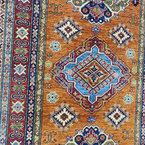 Hand knotted wool rug 162101 size 162 x 101 cm Kazakhstan