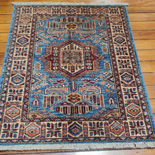 Load image into Gallery viewer, Hand knotted wool rug 11882 size 118 x 82 cm Kazakhstan