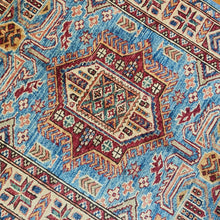 Load image into Gallery viewer, Hand knotted wool rug 11882 size 118 x 82 cm Kazakhstan