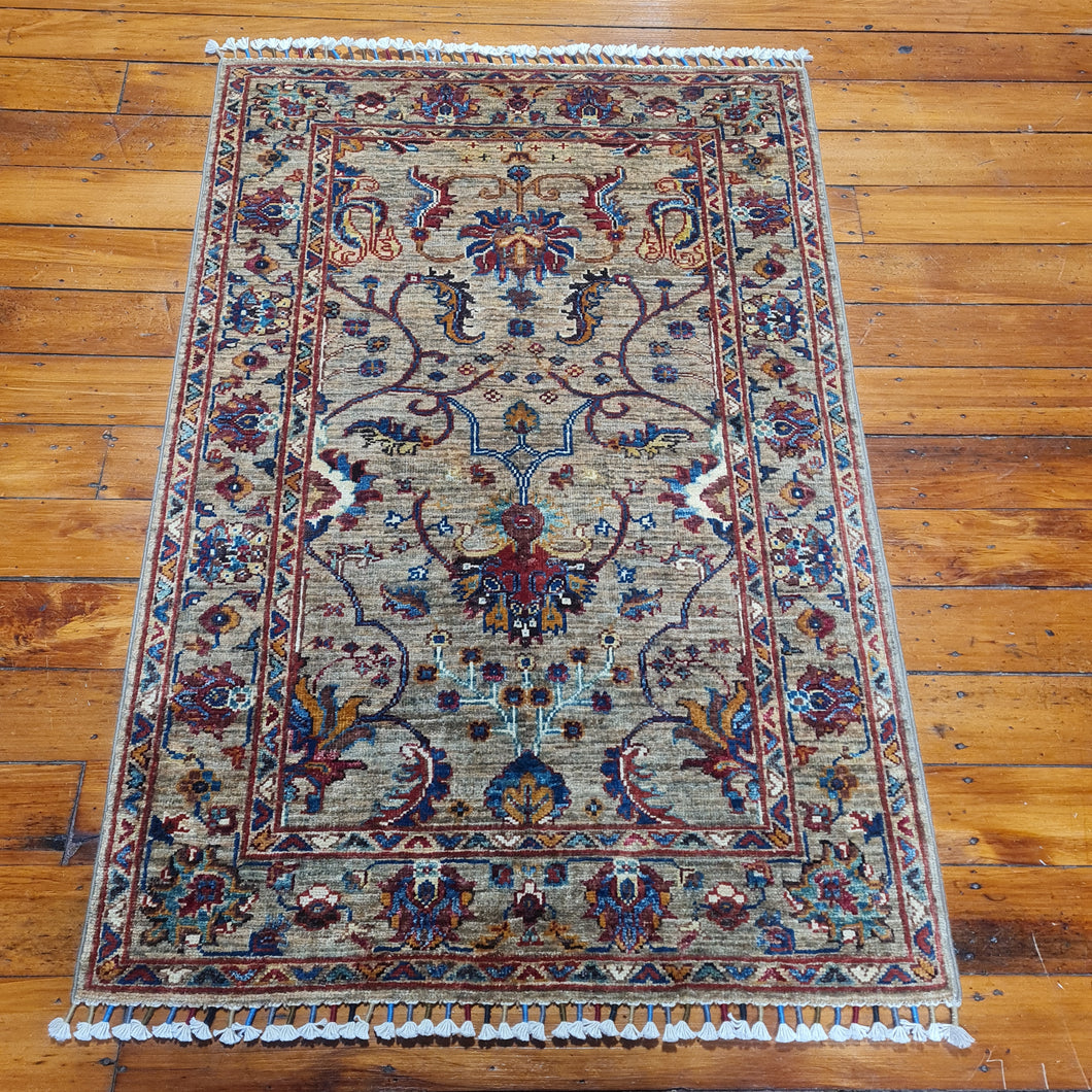 Hand knotted wool rug 12583  size 125 x 83 cm Afghanistan