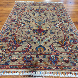 Hand knotted wool rug 12583  size 125 x 83 cm Afghanistan