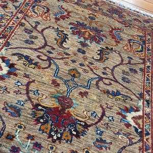 Hand knotted wool rug 12583B size 125 x 83 cm Afghanistan