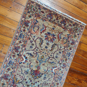 Hand knotted wool rug 12583B size 125 x 83 cm Afghanistan