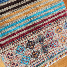 Load image into Gallery viewer, Hand knotted wool rug 12285 size `122 x 85 cm Afghanistan