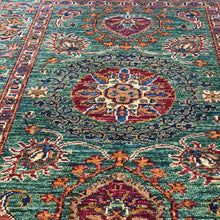 Load image into Gallery viewer, Hand knotted wool rug 12382 size 123 x 82 cm Afghanistan