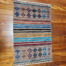 Load image into Gallery viewer, Hand knotted wool rug 10285 size 102 x 85 cm Afghanistan