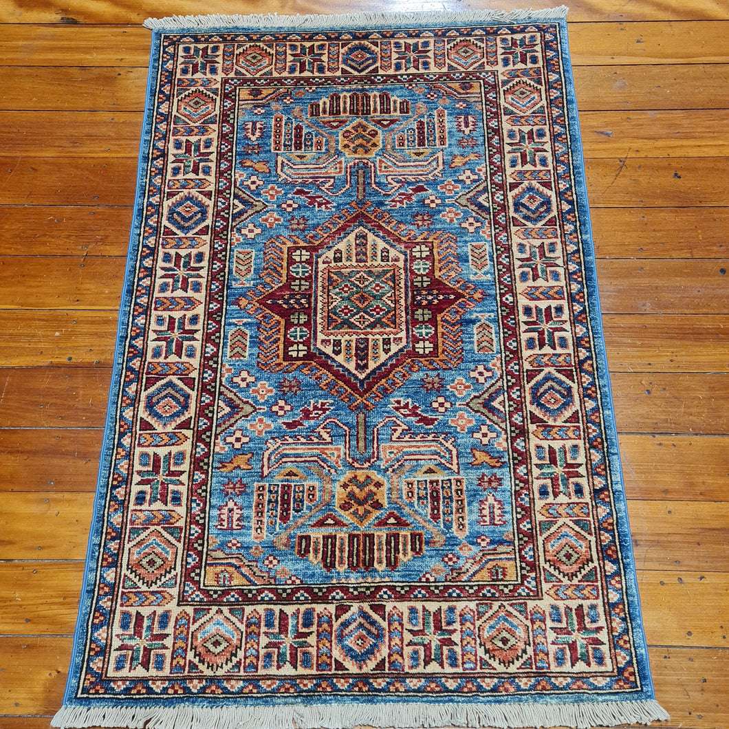 Hand knotted wool rug 11879 sizer 118 x 79 cm Kazakhstan
